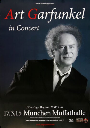 Art Garfunkel - In Concert , München 2015 - Konzertplakat