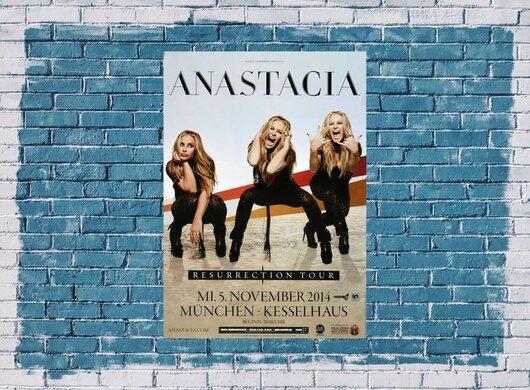 Anastacia - Resurrection , München 2014 - Konzertplakat