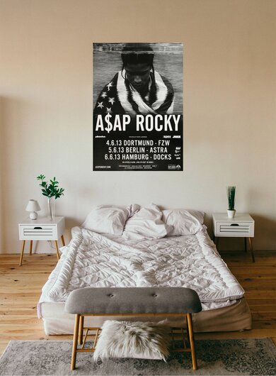 A$AP Rocky - Long Live A$AP, Tour 2013 - Konzertplakat