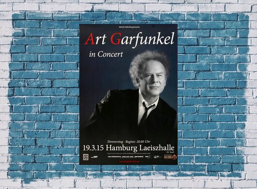 Art Garfunkel - In Concert , Hamburg 2015 - Konzertplakat