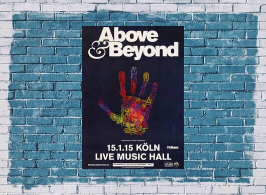 Above & Beyond - We Are All We Need, Köln 2015 - Konzertplakat
