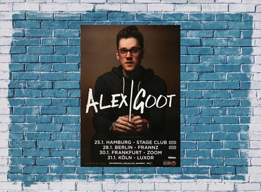Alex Goot - The A Team, Tour 2015 - Konzertplakat