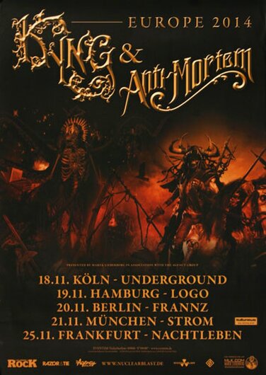 Kyng & Anti-Mortem - New Southern, Tour 2014 - Konzertplakat