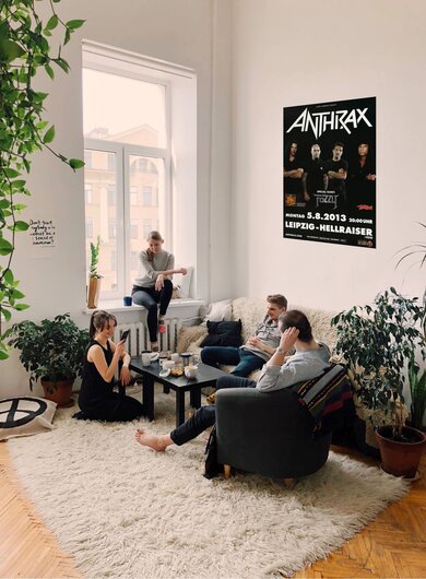 Anthrax - Anthems, Leipzig 2013 - Konzertplakat