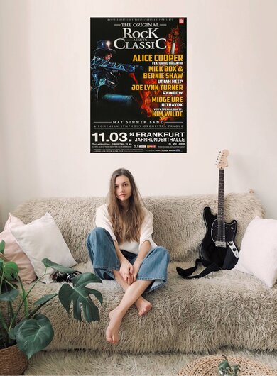 Alice Cooper - Rock Meets Classic, Frankfurt 2014 - Konzertplakat