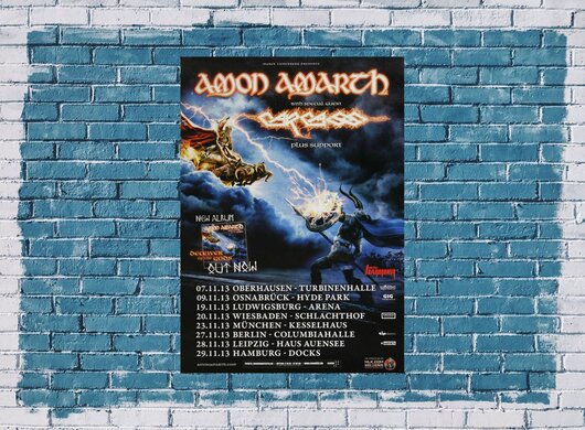 Amon Amarth - Deceiver of the Gods, Tour 2013 - Konzertplakat