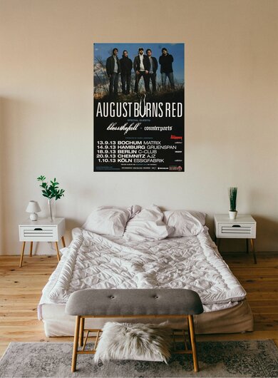 August Burns Red - Rescue,  2013 - Konzertplakat