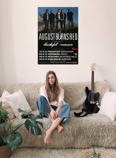 August Burns Red - Frankfurt,  2013 - Konzertplakat