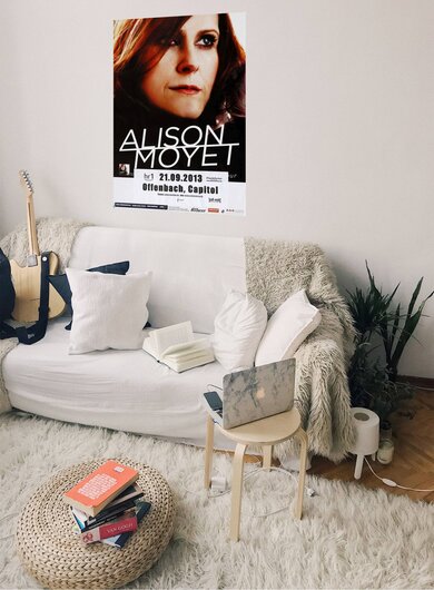 Alison Moyet - The Minutes, Offenbach & Frankfurt 2013 - Konzertplakat