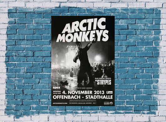 Arctic Monkeys - AM Tour , Frankfurt 2013 - Konzertplakat