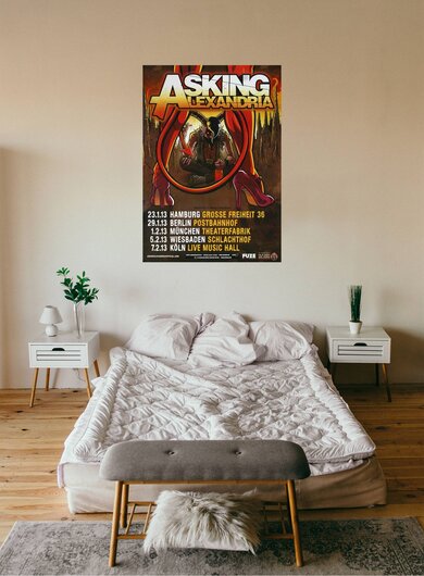 Asking Alexandria - Killing You, Tour 2013 - Konzertplakat