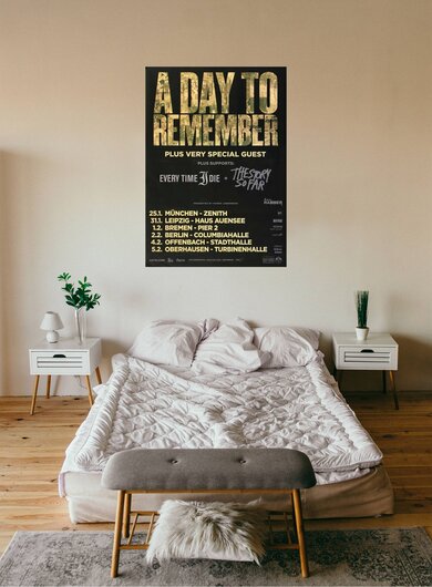 A Day To Remember - Common Courtesy, Tour 2014 - Konzertplakat