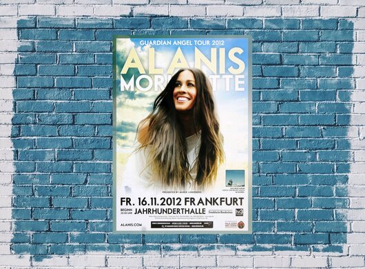 Alanis Morissette - Guardian Angel , Frankfurt 2012 - Konzertplakat