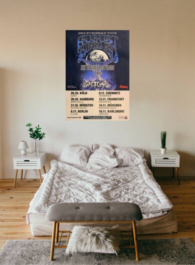 August Burns Red - Sleddin Hill, Tour 2012 - Konzertplakat