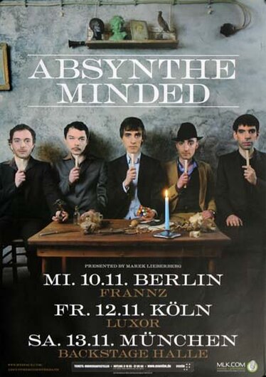 Absynthe Minded - Live On Tour, Tour 2010 - Konzertplakat