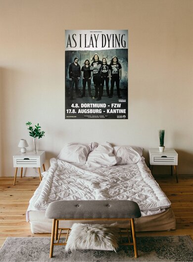 As I Lay Dying - Decas, Dortmund & Augsburg 2011 - Konzertplakat