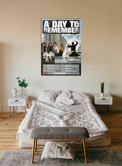 A Day To Remember - Me From You, Tour 2008 - Konzertplakat