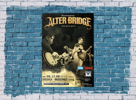 Alter Bridge - Before Tomorrow, Bremen 2008 - Konzertplakat