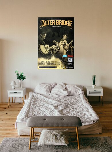 Alter Bridge - Before Tomorrow, Bremen 2008 - Konzertplakat