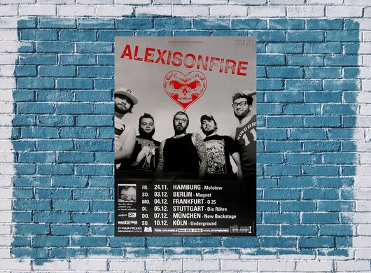 Alexisonfire - Chrisis, Tour 2006 - Konzertplakat