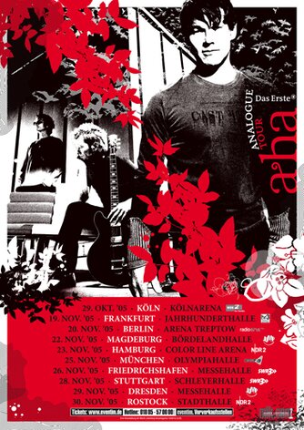 a-ha   - Cosi Prisons, Tour 2005 - Konzertplakat