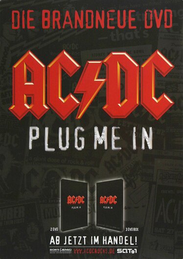 AC/DC - Plug Me In,  2007 - Konzertplakat