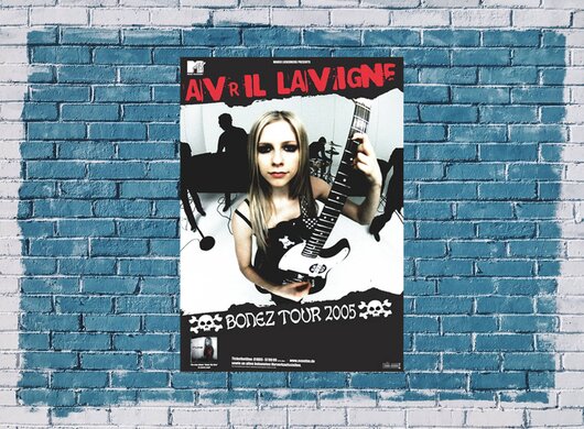 Avril Lavigne - Bonez,  2005 - Konzertplakat