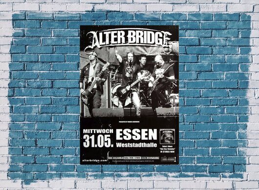 Alter Bridge - One Day Remains, Essen  2006 - Konzertplakat