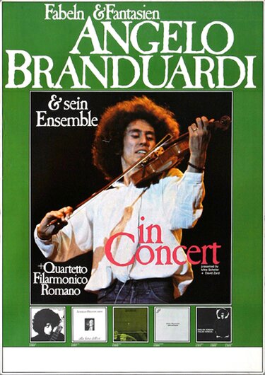 Angelo Branduardi - Fabeln & Fantasien,  1979 - Konzertplakat