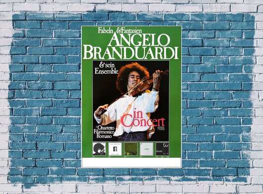 Angelo Branduardi - Fabeln & Fantasien,  1979 - Konzertplakat