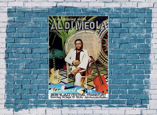 Al Di Meola - An Evening With, Frankfurt  1978 - Konzertplakat