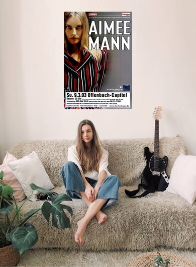 Aimee Mann - Lost In Space, Frankfurt  2003 - Konzertplakat