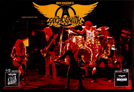 Aerosmith - Toys In The Attic,  1976 - Konzertplakat
