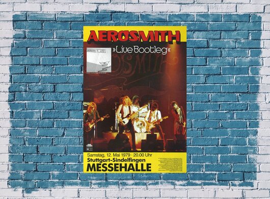 Aerosmith - Night in the Ruts, Hamburg  1979 - Konzertplakat