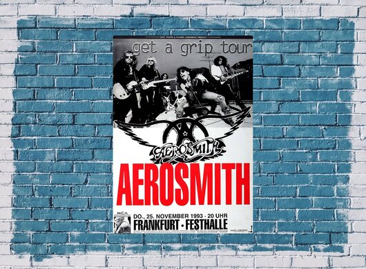 Aerosmith - Get A Grip, Frankfurt  1993 - Konzertplakat