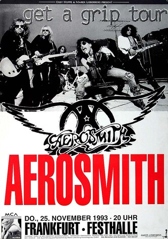 Aerosmith - Get A Grip, Frankfurt  1993 - Konzertplakat