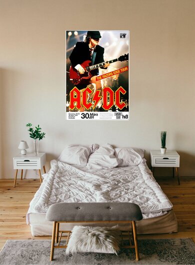 AC/DC - Razors Edge, Frankfurt  1991 - Konzertplakat