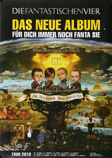 Die Fantastischen Vier - Fanta Sie Tour,  2010 - Konzertplakat