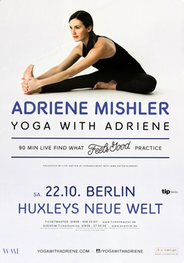 Adreine Miseller - Feels Good , Berlin 2016 - Konzertplakat