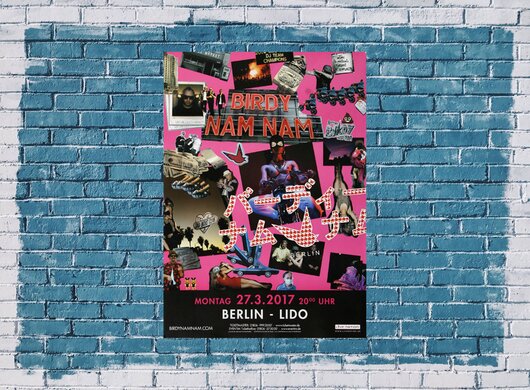Birdy Nam Nam - Birdy Nam Nam, Berlin 2017 - Konzertplakat