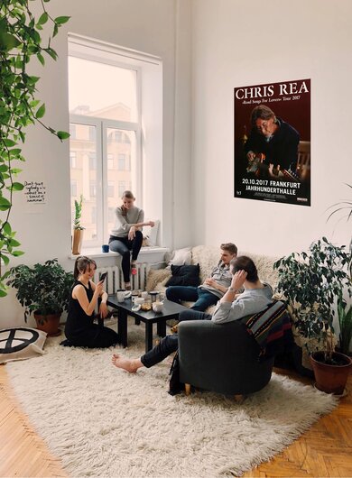 Chris Rea - Road Songs for Lovers , Frankfurt 2017 - Konzertplakat