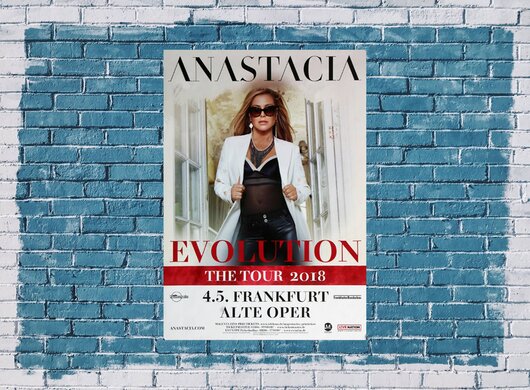 Anastacia - Evolution , Frankfurt 2018 - Konzertplakat