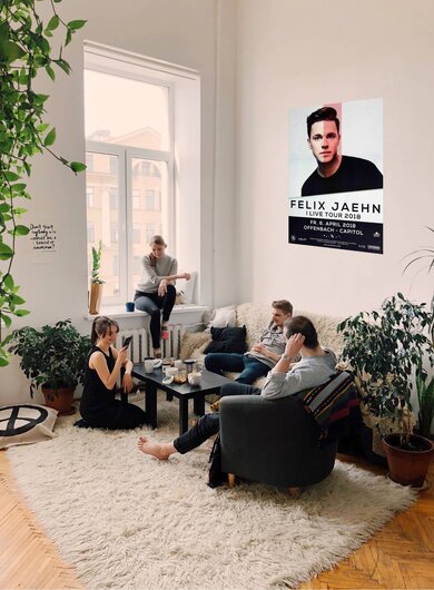 Felix Jaehn - I Live Tour , Frankfurt 2018 - Konzertplakat
