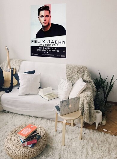 Felix Jaehn - I Live Tour , Frankfurt 2018 - Konzertplakat