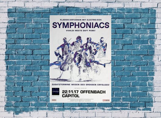 Symphoniacs - Vivaldi Meets , Frankfurt 2017 - Konzertplakat