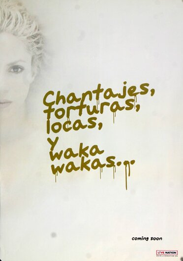Shakira - Chantaje,  2016 - Konzertplakat