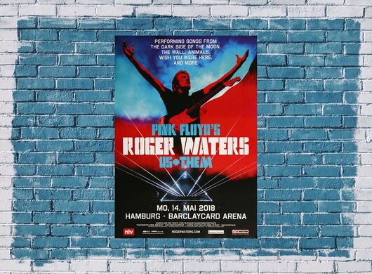 Roger Waters - Performing , Hamburg 2018 - Konzertplakat