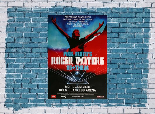 Roger Waters - Performing , Köln 2018 - Konzertplakat