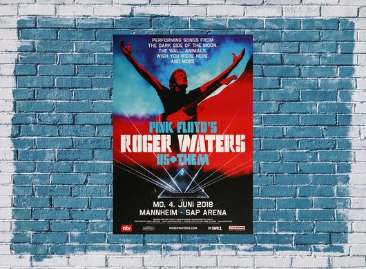 Roger Waters - Performing , Mannheim 2018 - Konzertplakat