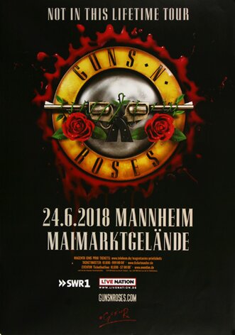 Guns N Roses - Live in Concert, Mannheim 2018 -...